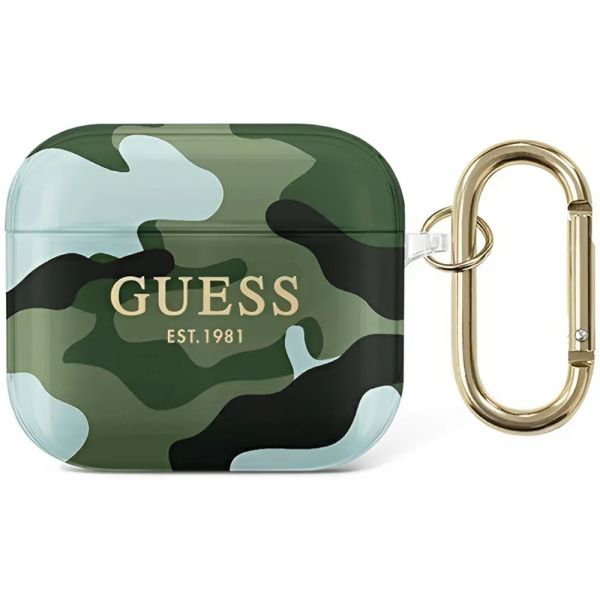 Coque Guess GUA3UCAMA AirPods 3 khaki Camo Collection