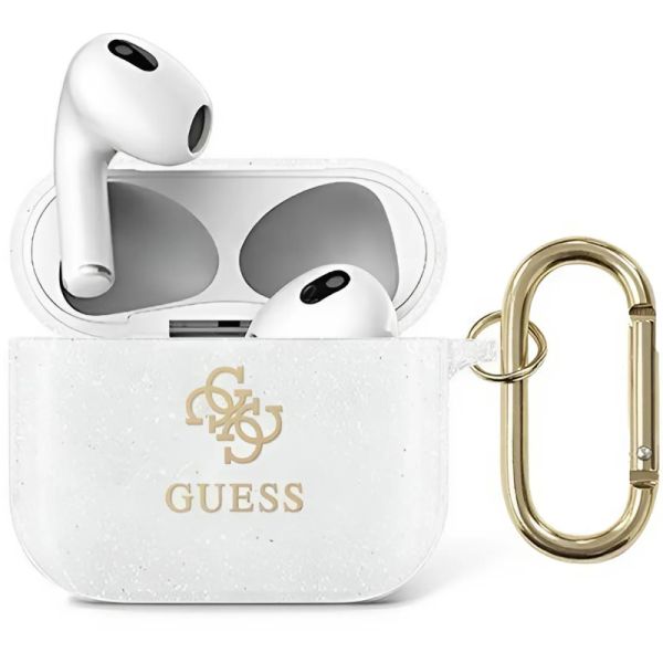 Coque Guess GUA3UCG4GT AirPods 3 cover Transparent Glitter Collection