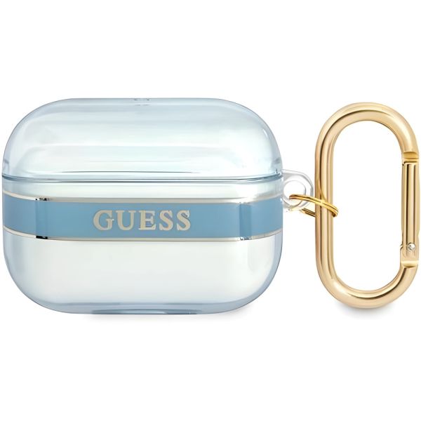 Coque Guess GUAPHHTSB AirPods Pro blue Strap Collection