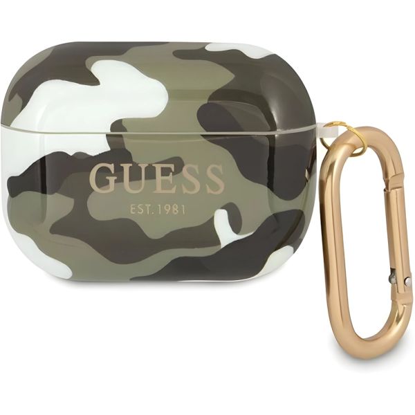 Coque Guess GUAPUCAMA AirPods Pro khaki Camo Collection