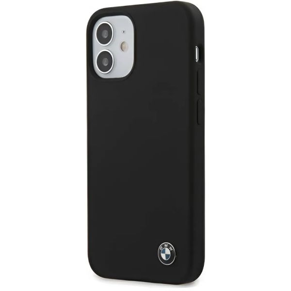 Coque BMW iPhone 12 mini 5,4" black hardcase Silicone Signature