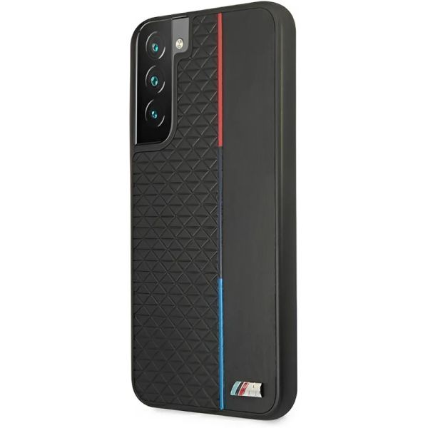 Coque BMW Samsung Galaxy S22+ S906 black hardcase M Collection Triangles