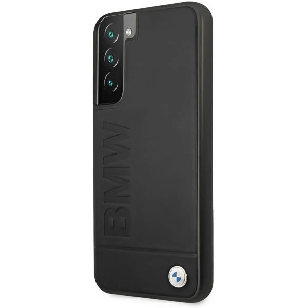 Coque BMW Samsung Galaxy S22+ S906 black hardcase Signature Logo Imprint