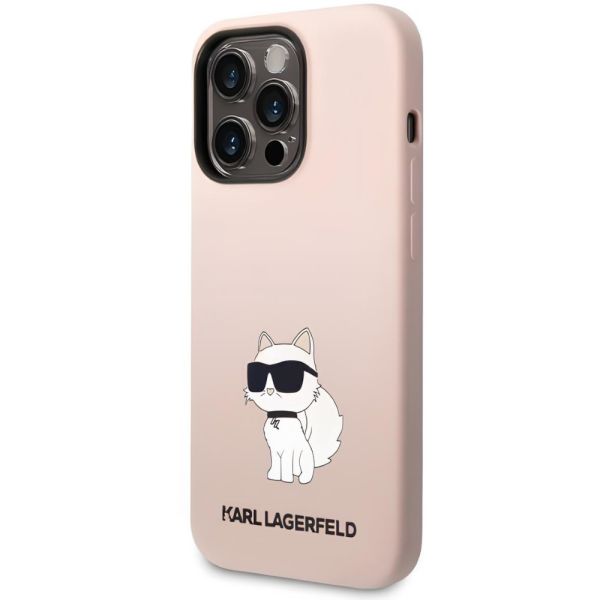 Coque Karl Lagerfeld KLHCP14XSNCHBCP iPhone 14 Pro Max 6,7" hardcase pink Silicone Choupette