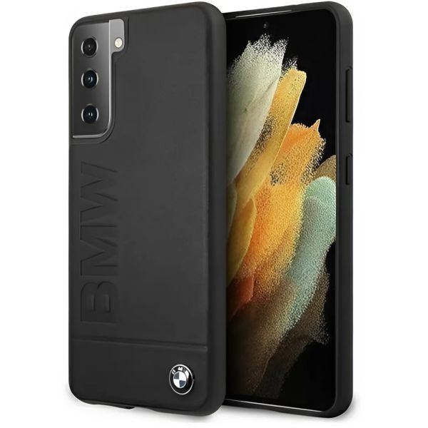 Coque BMW Samsung Galaxy S21+ G996 black hardcase Signature Logo Imprint