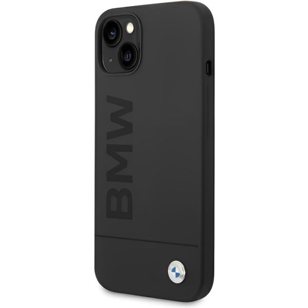 Coque BMW iPhone 14 Plus/15 Plus 6,7" black hardcase Silicone Signature Logo Magsafe