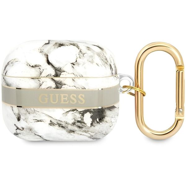 Coque Guess GUA3HCHMAG AirPods 3 grey Marble Strap Collection