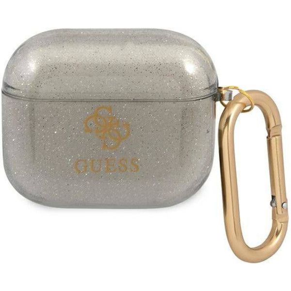 Coque Guess GUA3UCG4GK AirPods 3 black Glitter Collection