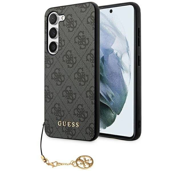Coque Guess Samsung Galaxy S24 S921 black hardcase 4G Charms Collection