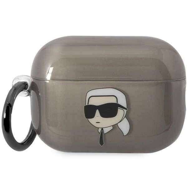 Coque Karl Lagerfeld KKLAP2HNIKTCK Airpods Pro 2 (2022/2023) black Ikonik Karl Lagerfeld
