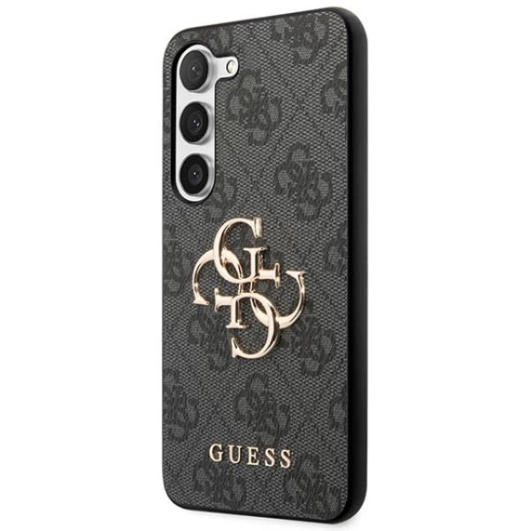 Coque Guess Samsung Galaxy S24 S921 black hardcase 4G Big Metal Logo