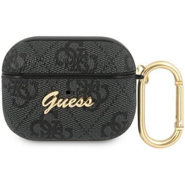 Coque Guess GUAP4GSMK AirPods Pro grey 4G Script Metal Collection