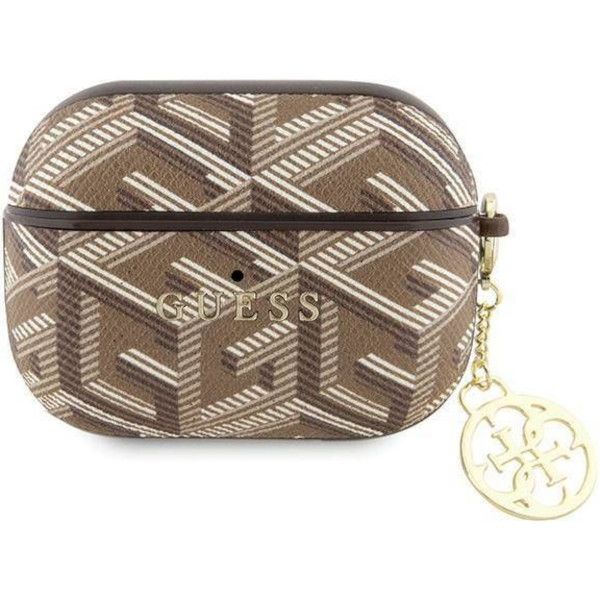 Coque Guess GUAPPGCE4CW AirPods Pro brown GCube Charm