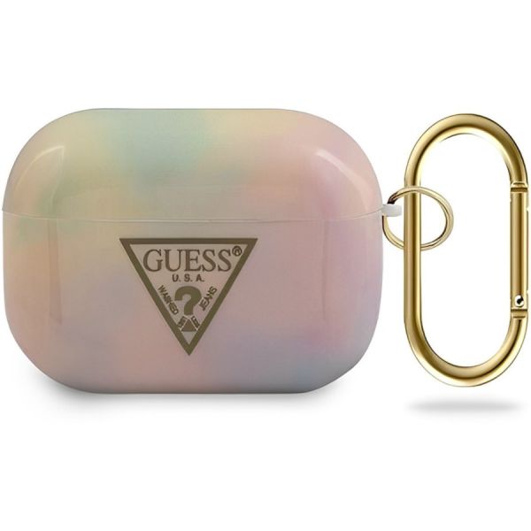 Coque Guess GUACAPTPUMCGG01 AirPods Pro pink Tie & Dye Collection