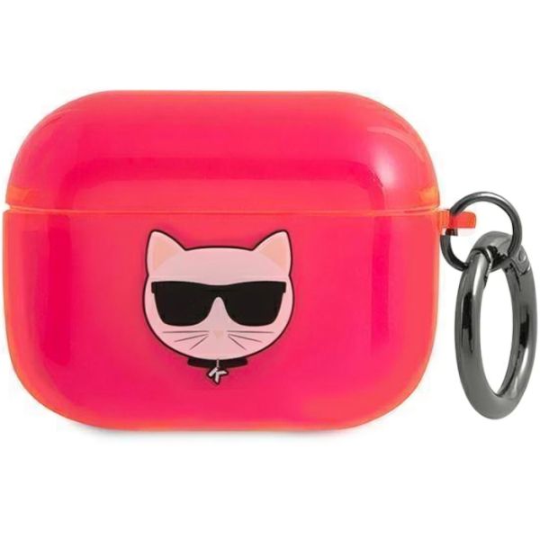 Coque Karl Lagerfeld KLAPUCHFP AirPods Pro pink Choupette