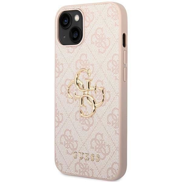 Coque Guess iPhone 15 Plus Pink Hardcase 4G Big Metal Logo