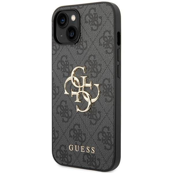 Coque Guess iPhone 15 Plus/14 Plus 6.7" grey hardcase 4G Big Metal Logo