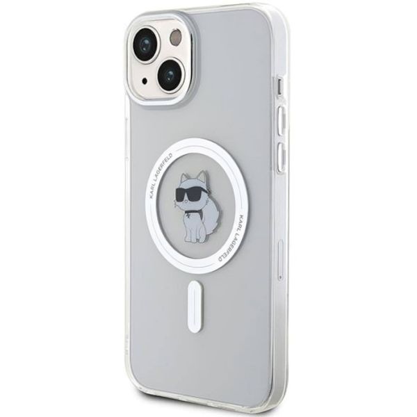Coque Karl Lagerfeld KLHMP15MHFCCNOT iPhone 15 Plus/14 Plus 6.7" transparent hardcase IML Choupette MagSafe