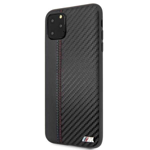 Coque BMW iPhone 11 Pro Max black PU Carbon