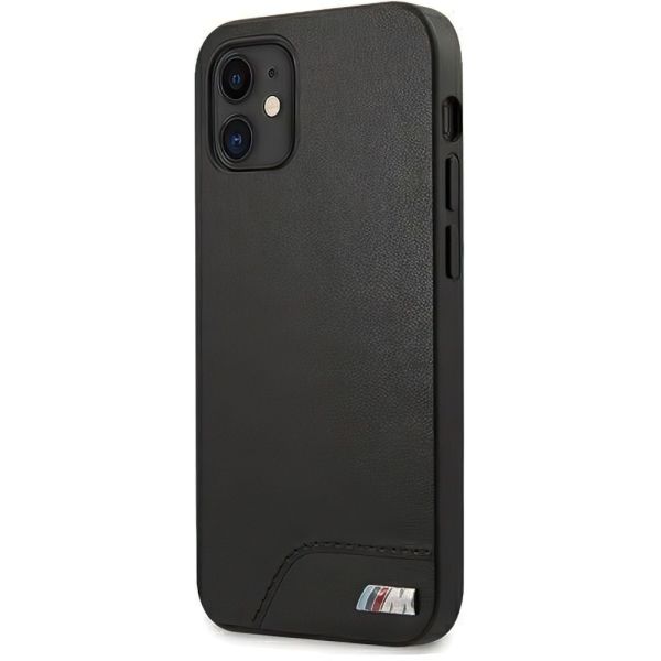 Coque BMW iPhone 12 mini 5,4" black hardcase M Collection Smooth PU