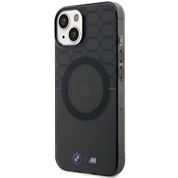 Coque BMW  iPhone 15/14/13 6.1" grey Pattern MagSafe