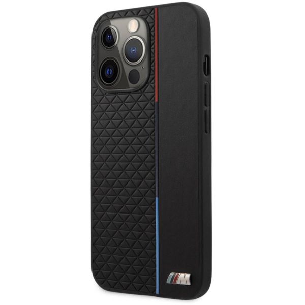 Coque BMW iPhone 13 Pro/13 6,1" black hardcase M Collection Triangles