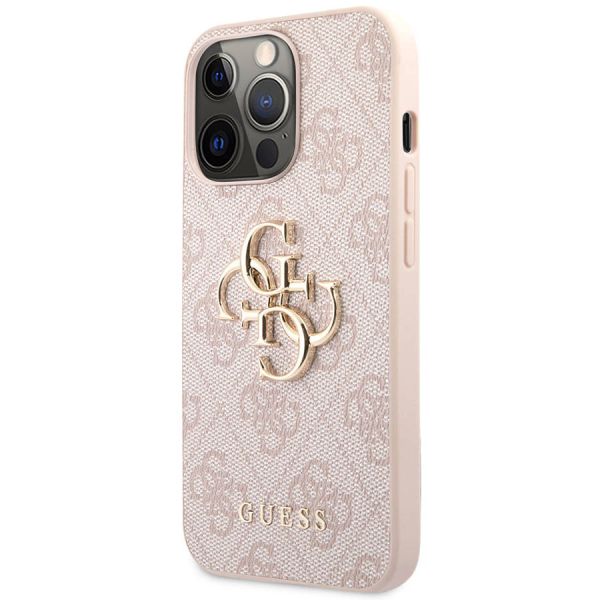 Coque Guess iPhone 13 Pro Max Pink Hardcase 4G Big Metal Logo