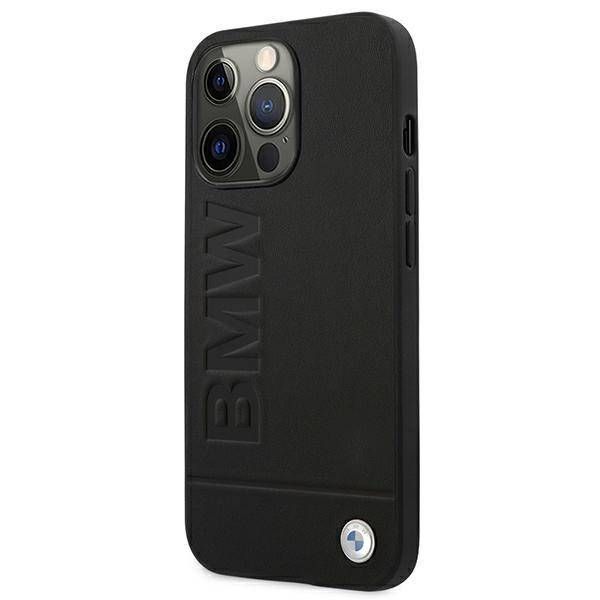 Coque BMW iPhone 13 Pro Max 6,7" black hardcase Signature Logo Imprint