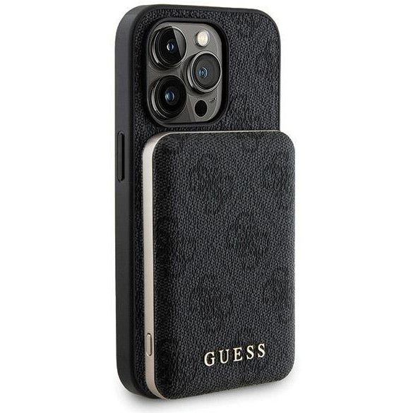 Coque Guess iPhone 13 Pro Max 6.7" hardcase + Powerbank 5000mAh MagSafe black 4G Metal Logo