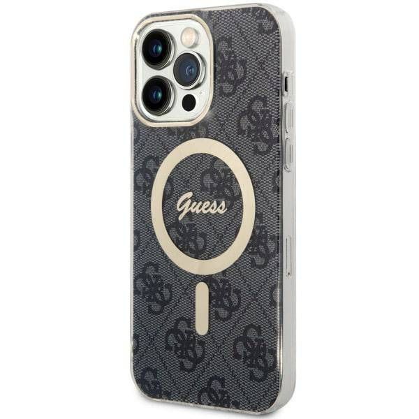 Coque Guess  iPhone 14 Pro Max 6.7" black hardcase 4G MagSafe
