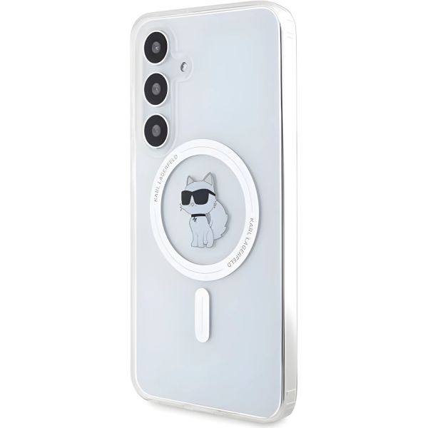 Coque Karl Lagerfeld KLHMS24MHFCCNOT Samsung Galaxy S24+ S926 transparent hardcase IML Choupette MagSafe