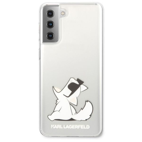 Coque Karl Lagerfeld KLHCS21MCFNRC Samsung Galaxy S21+ G996 hardcase transparent Choupette Fun