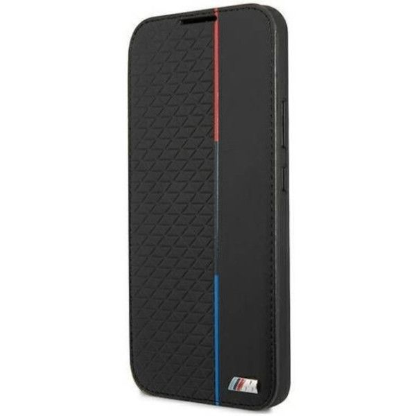 Coque BMW Samsung Galaxy S22+ S906 black bookcase M Collection Triangles