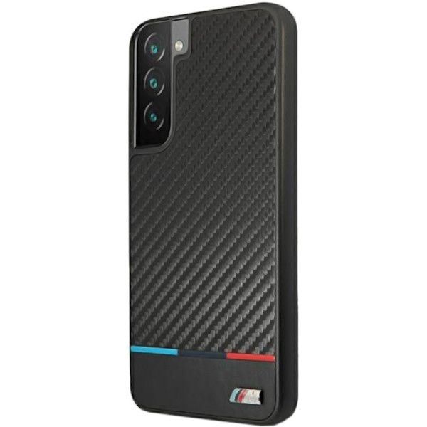 Coque BMW Samsung Galaxy S22+ S906  black M Collection Triangles