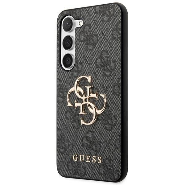 Coque Guess Samsung Galaxy S23 FE S711 grey hardcase 4G Big Metal Logo