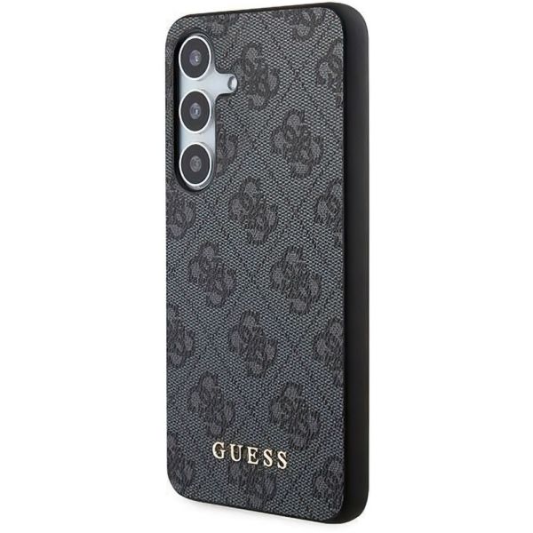 Coque Guess Samsung Galaxy S24 S921 black hardcase 4G Metal Gold Logo