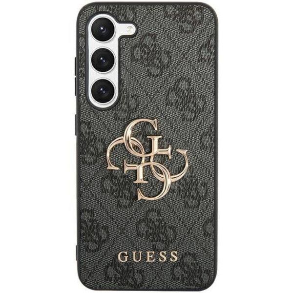 Coque Guess Samsung Galaxy S24+ S926 black hardcase 4G Big Metal Logo