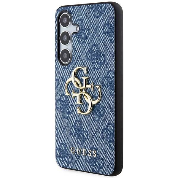 Coque Guess Samsung Galaxy S24 S921 blue hardcase 4G Big Metal Logo