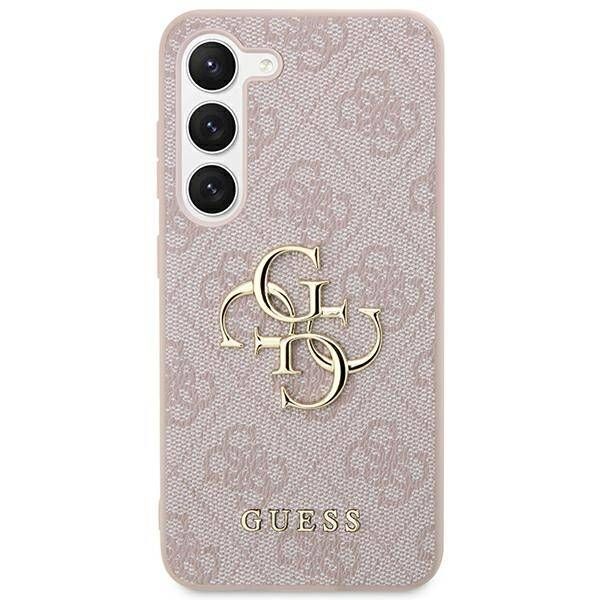 Coque Guess Samsung Galaxy S24 S921 pink hardcase 4G Big Metal Logo
