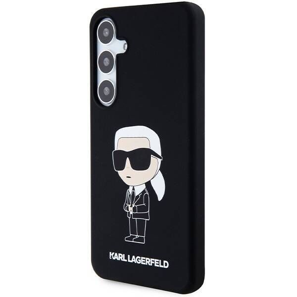 Coque Karl Lagerfeld KLHCS24MSNIKBCK Samsung Galaxy S24+ S926 hardcase black Silicone Ikonik