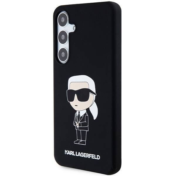 Coque Karl Lagerfeld KLHCS24SSNIKBCK Samsung Galaxy S24 S921 hardcase black Silicone Ikonik