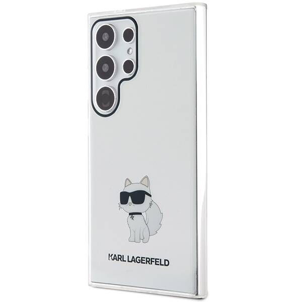 Coque Karl Lagerfeld KLHCS24LHNCHTCT Samsung Galaxy S24 Ultra S928 transparent hardcase IML Choupette