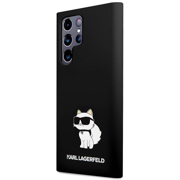 Coque Karl Lagerfeld KLHCS24LSNCHBCK Samsung Galaxy S24 Ultra S928 hardcase black Silicone Choupette