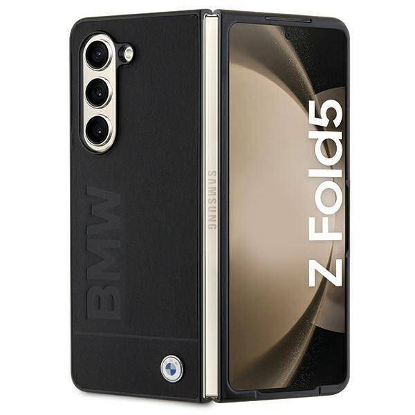Coque BMW Samsung Galaxy Z Fold5 F946 black hardcase Signature Logo Imprint