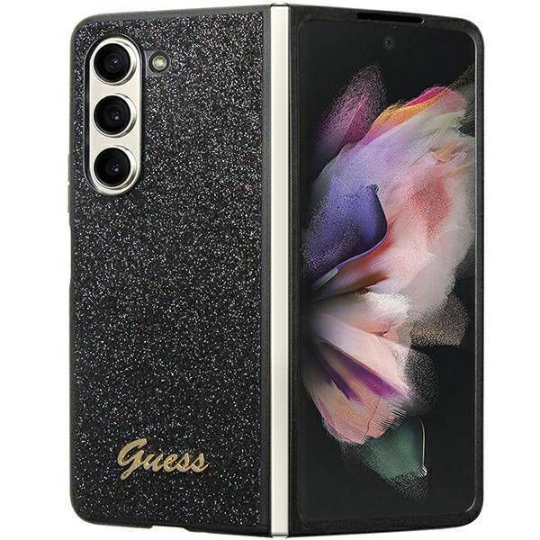 Coque Samsung Galaxy Z Fold5 black hardcase Glitter Script