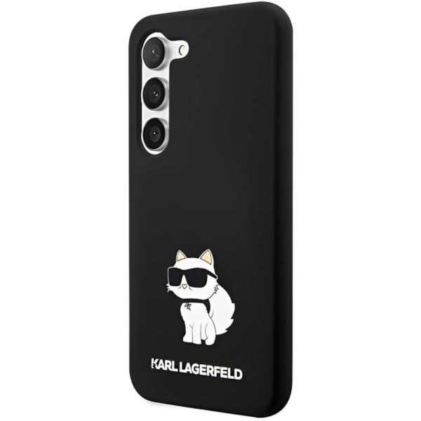 Coque Karl Lagerfeld KLHCS24SSNCHBCK Samsung Galaxy S24 S921 hardcase black Silicone Choupette