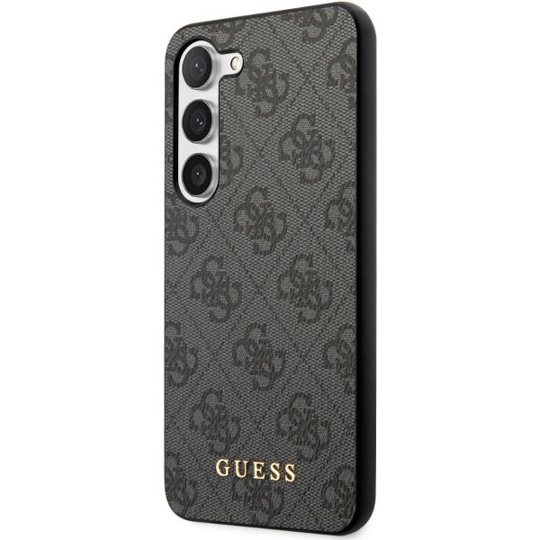 Coque Guess Samsung Galaxy S24+ S926 black hardcase 4G Metal Gold Logo